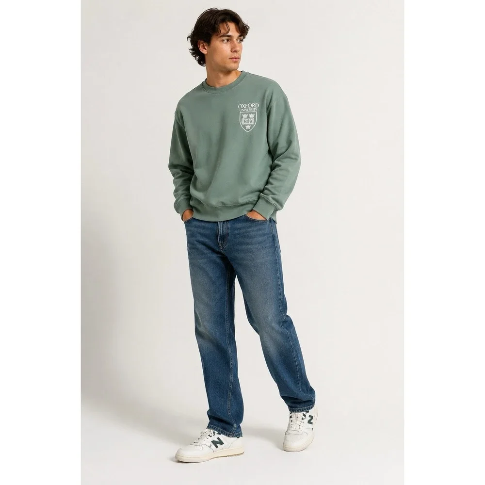 Oxford University Sweater XXL Fleece Academia Preppy Sportwear Heritage